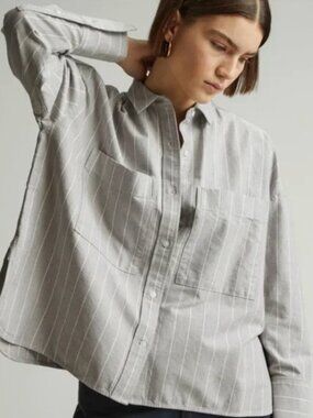 Everlane The Boxy Oxford Shirt XS | Oversized Button Down Cotton